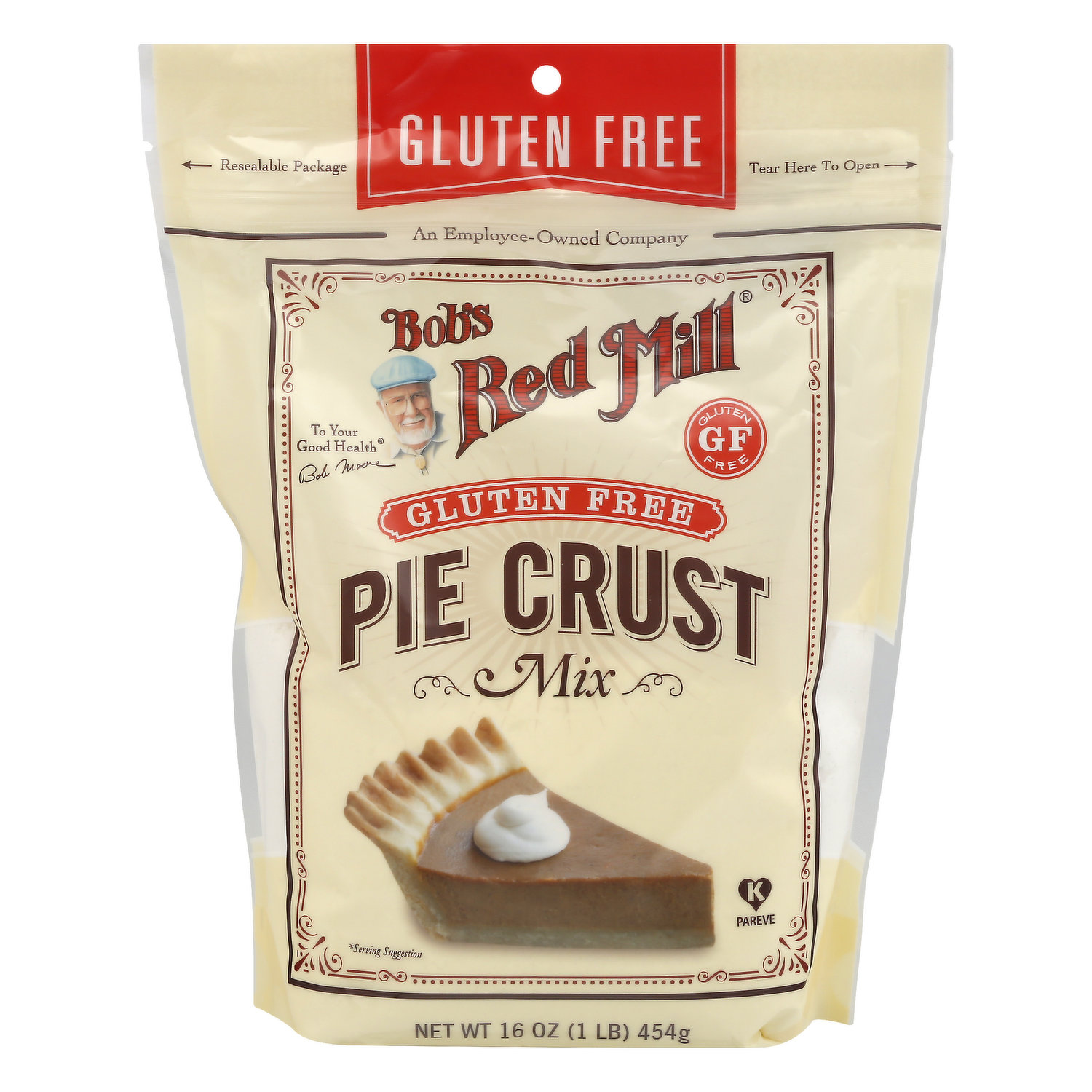 Bob's Red Mill Gluten Free Pie Crust Mix - 16Oz 4ct Case