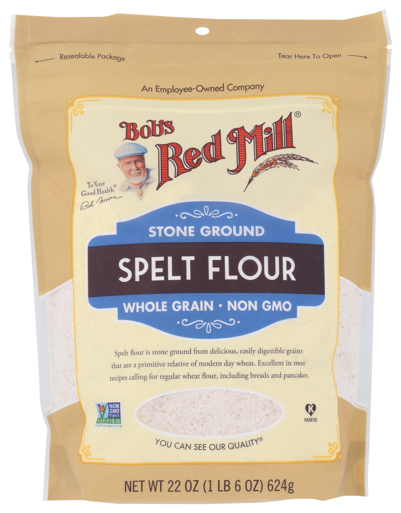 Bob's Red Mill Spelt Flour, Stone Ground, Whole Grain 22 Oz