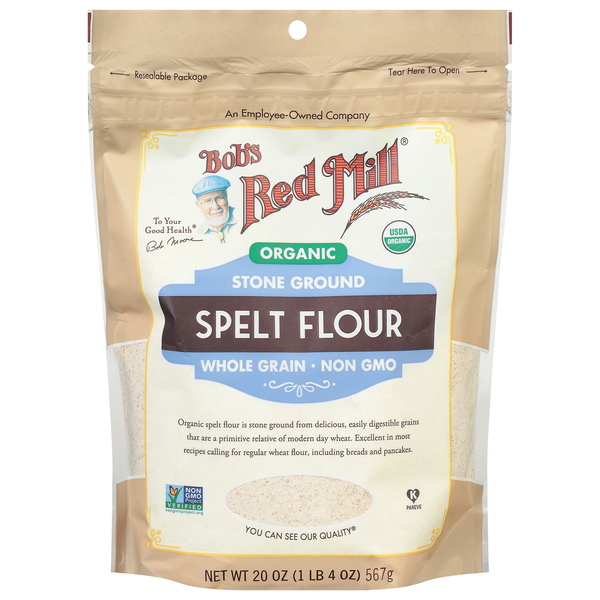 Bob's Red Mill Organic Stone Ground Spelt Flour, 20 Oz
