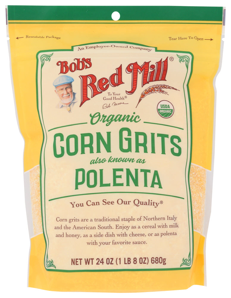 Bobs Red Mill Organic Corn Grits (Polenta) 24 Oz