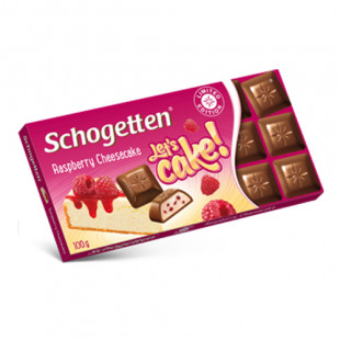 Schogetten Let’s Cake Raspberry Cheesecake 100g