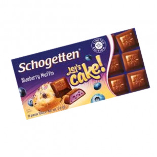 Schogetten Milk Chocolate W/ Blueberry Muffin