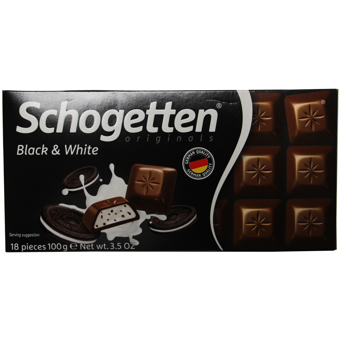 Schogetten Chocolate Black & White 100g