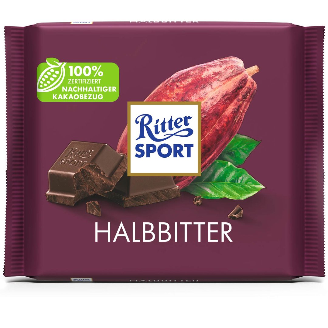 Ritter Sport Halbbitter, 100 G