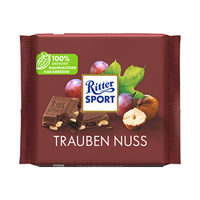 Ritter Sport Trauben Nuss, 100 G