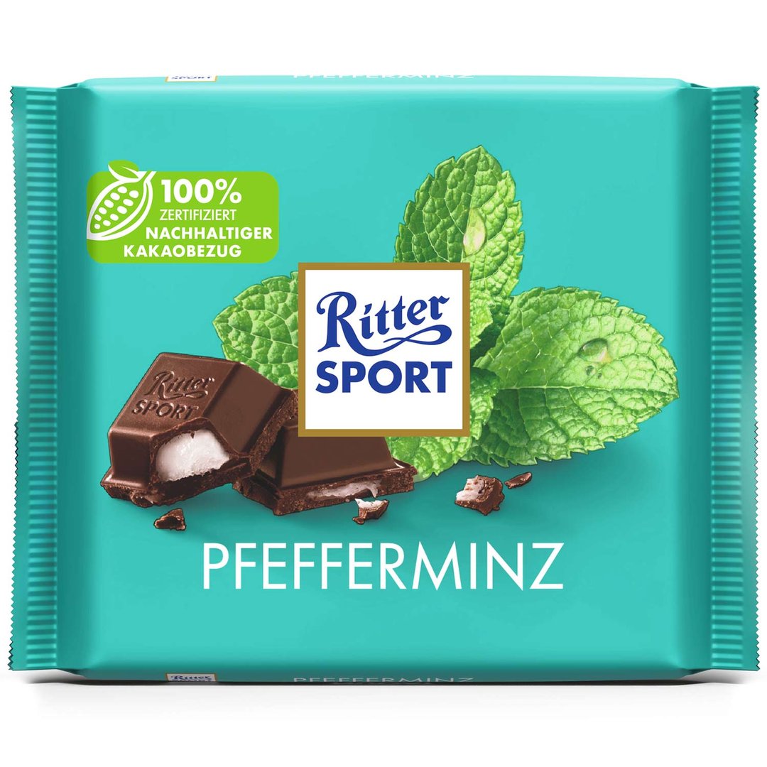 Ritter Sport Pfefferminz, 100 G