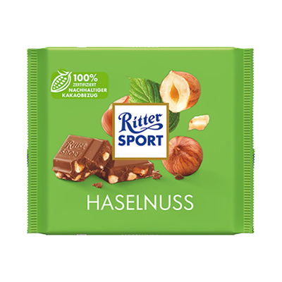 Ritter Sport Chocolate With Hazelnut 100g