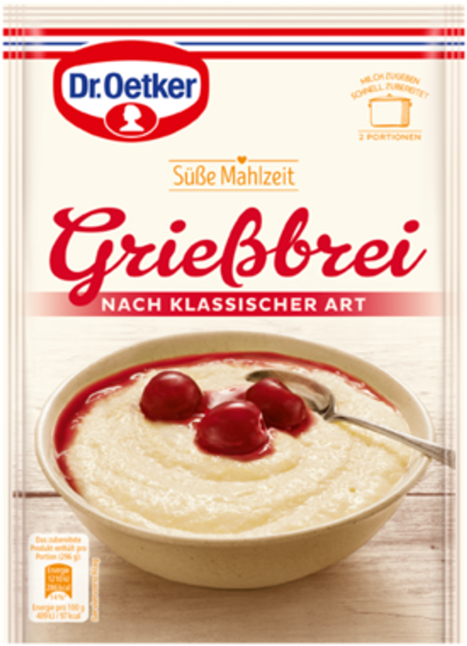 Dr. Oetker Griessbrei Semolina Pudding