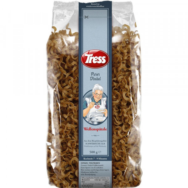 Franz Tress GmbH & Co. KG Purer Dinkel Wellenspätzle 500g
