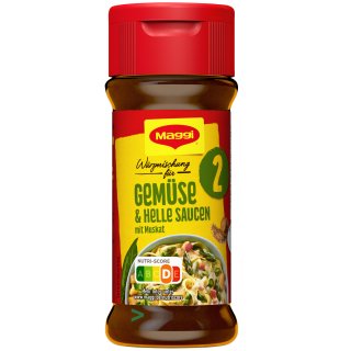 Maggi Würzmischung Nr. 2, Gemüse