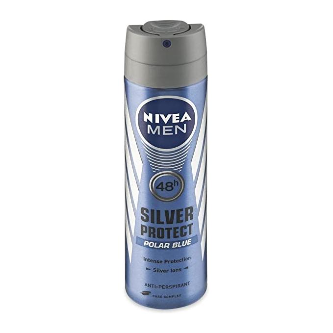 Nivea Men Silver Protect Polar Blue Anti-Perspirant, 150 Ml