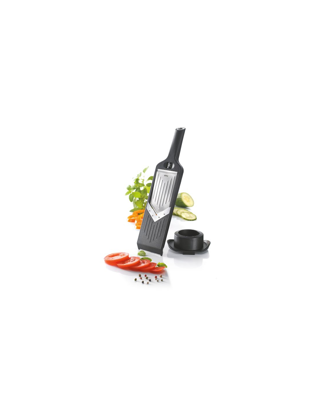 Gefu VIOLI Slicer Manual Black ABS Synthetics, Stainless Steel