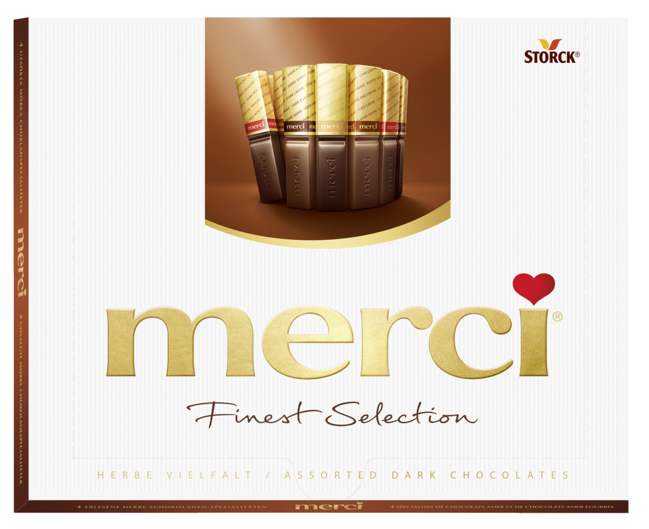 Merci Finest Selection 4 Étcsokoládé-különlegesség 250 G