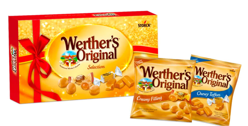 Hộp Quà Kẹo Caramen Hỗn Hợp Werther’s Original Selection 160g