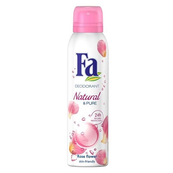 FA Natural & Pure Rose Flower Deodorant Spray 150 ML