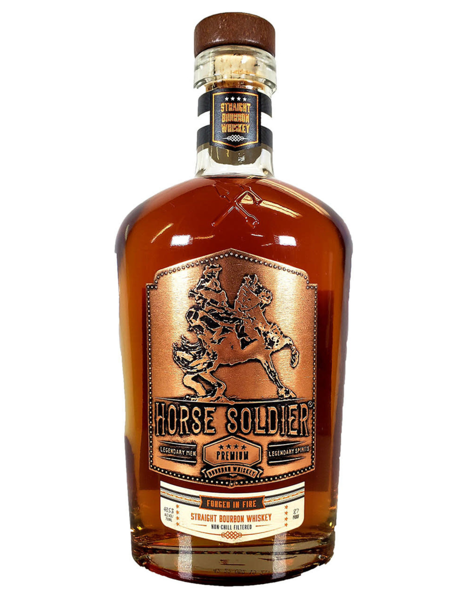 Horse Soldier Bourbon Whiskey, Straight, Premium 750 Ml