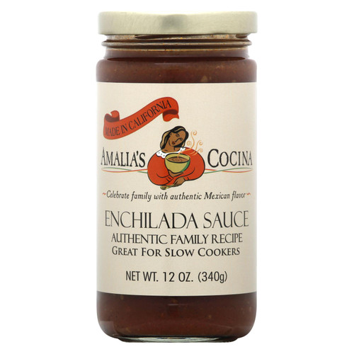 Amalias Cocina Sauce Enchilada - Case Of 12-12 Oz
