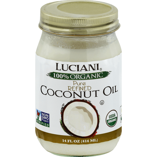 Luciani Coconut Oil, Pure, 100% Organic, Refined