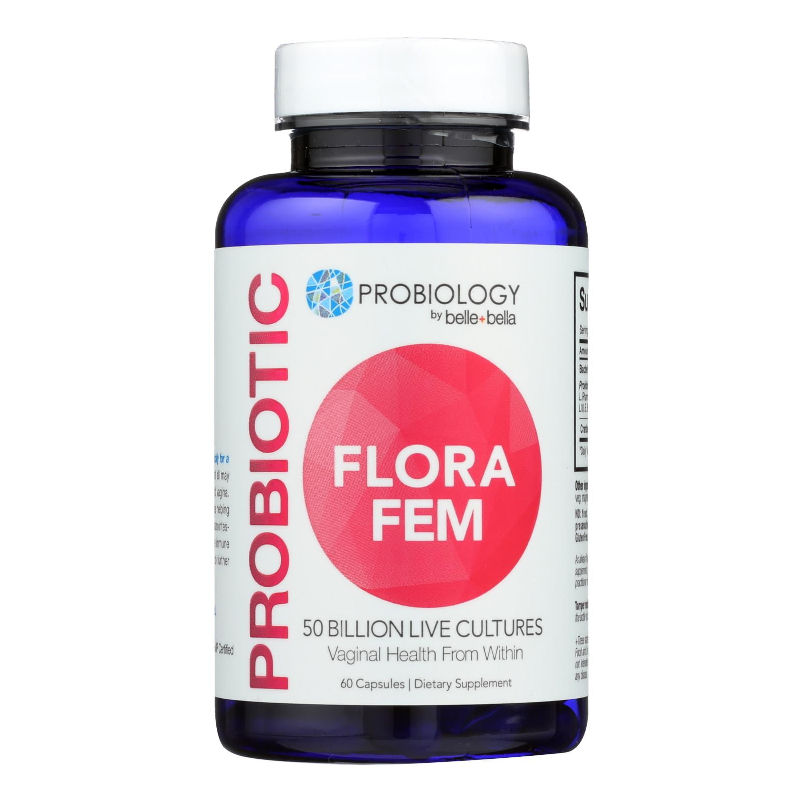 Belle And Bella Probiotic Flora Fem - 60 Capsules