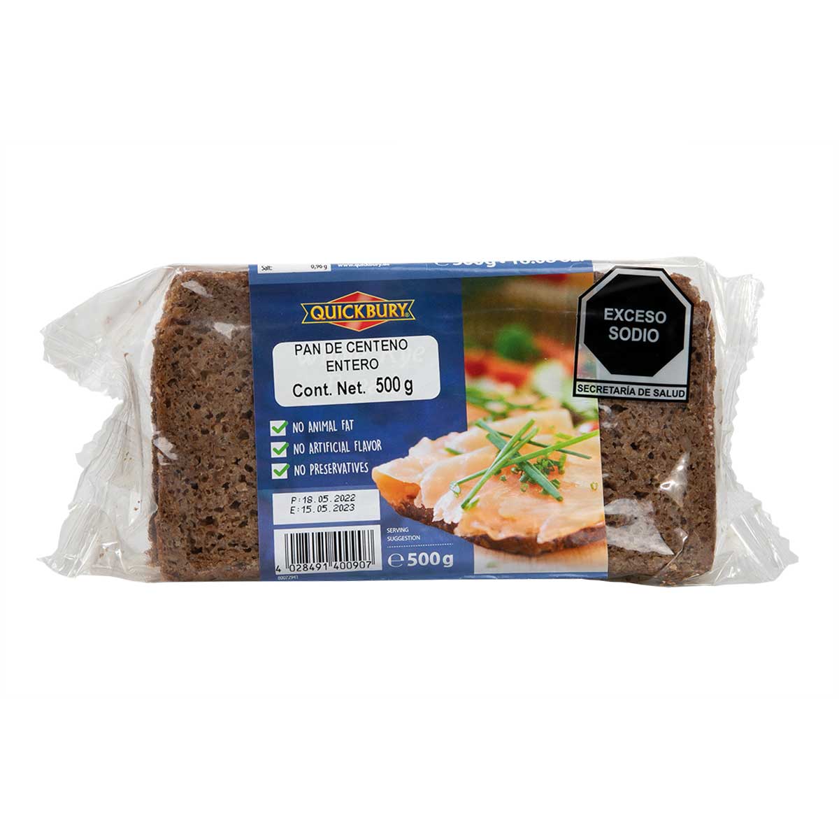 Quickbury Whole Rye Bread