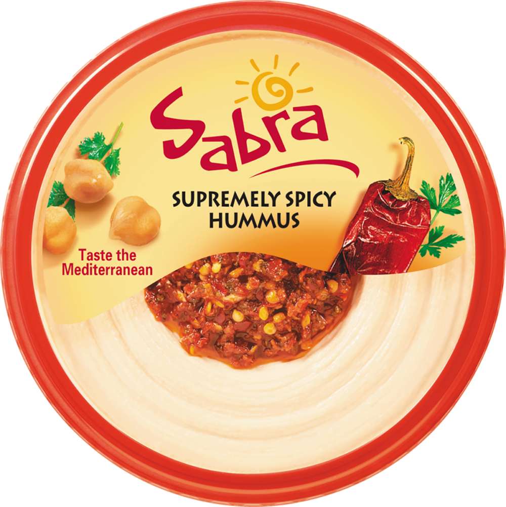 Sabra Supremely Spicy Hummus Dip 10 Oz. Tub