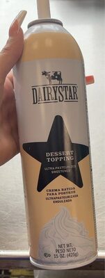 Dairystar Topping Whipped Cream Non Dairy Aerosol