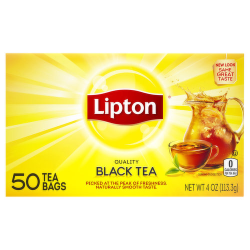 Lipton Black Tea Bags - 50ct