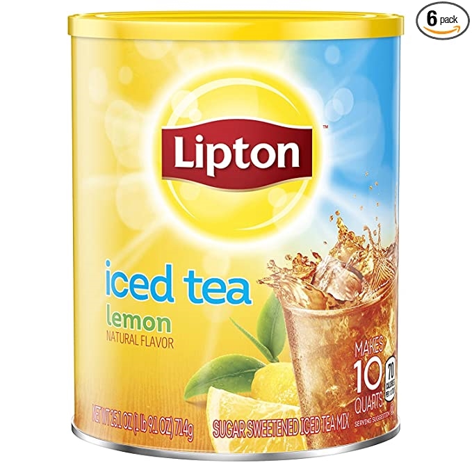 Lipton Lemon Iced Tea Mix 23.6 Oz. Canister