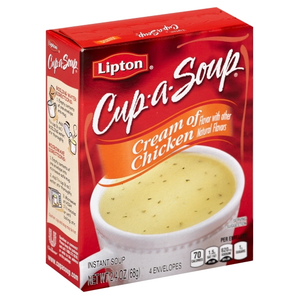 Lipton Cup A Soup Instant Soup, Cream Of Chicken