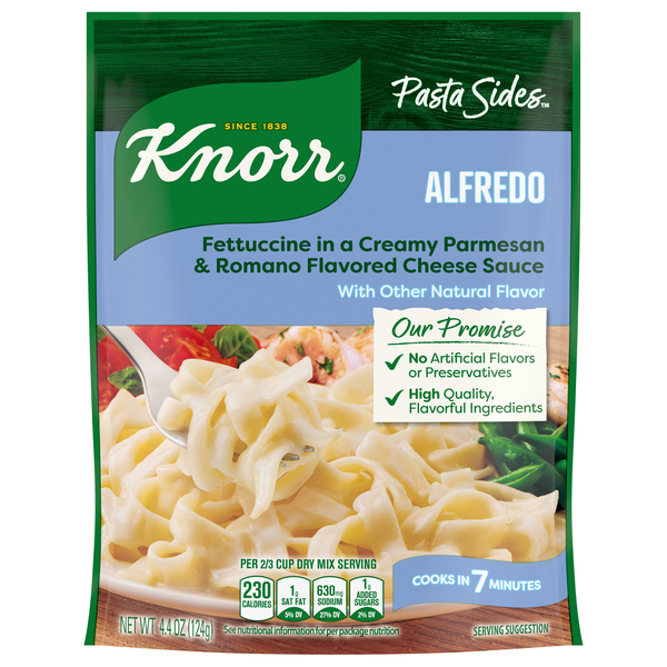 Knorr Pasta Sides Alfredo Fettuccine 4.4 Oz