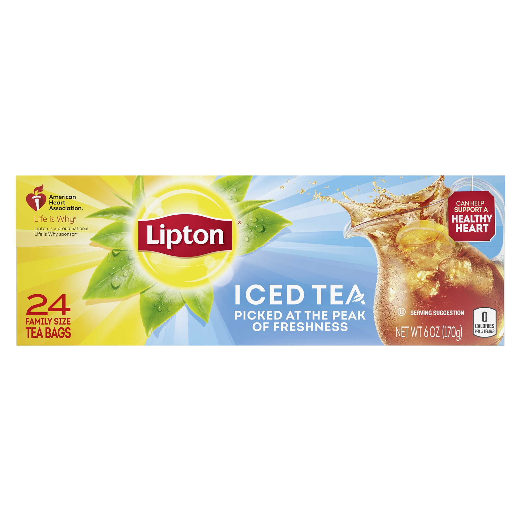 Lipton Family Size Iced Black Tea Bags