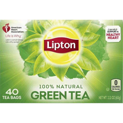 Lipton Green Natural Tea Bags - 40ct