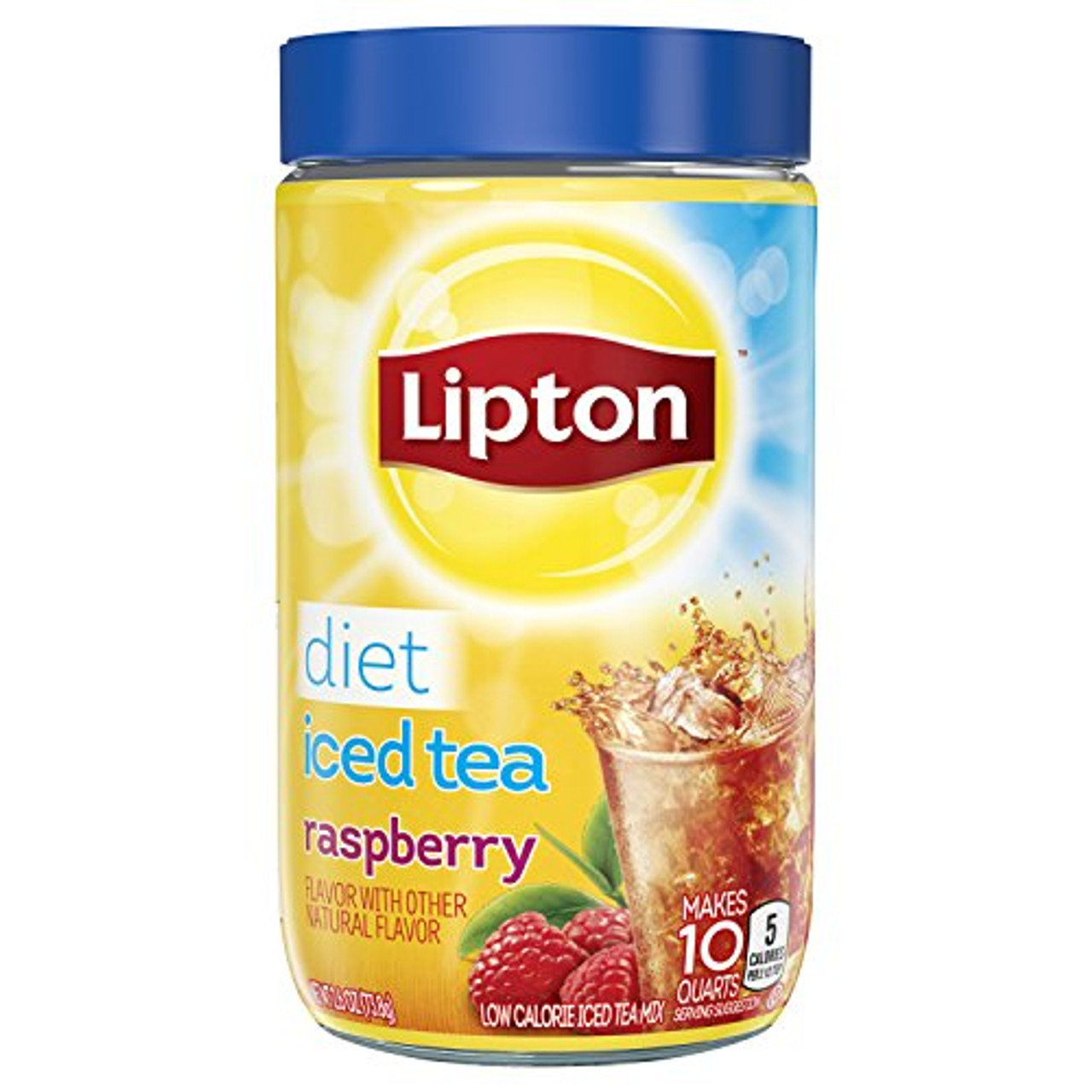 Lipton Diet Raspberry Powdered Iced Tea Mix - 10 Qt