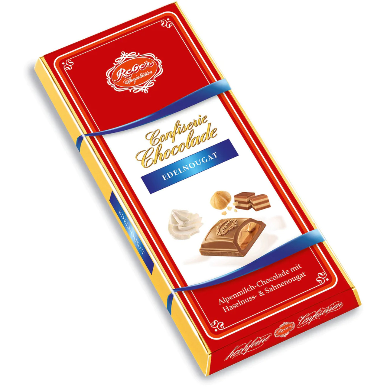 Шоколад Reber Confiserie Edelnougat Молочный С Ореховым Пралине 100г