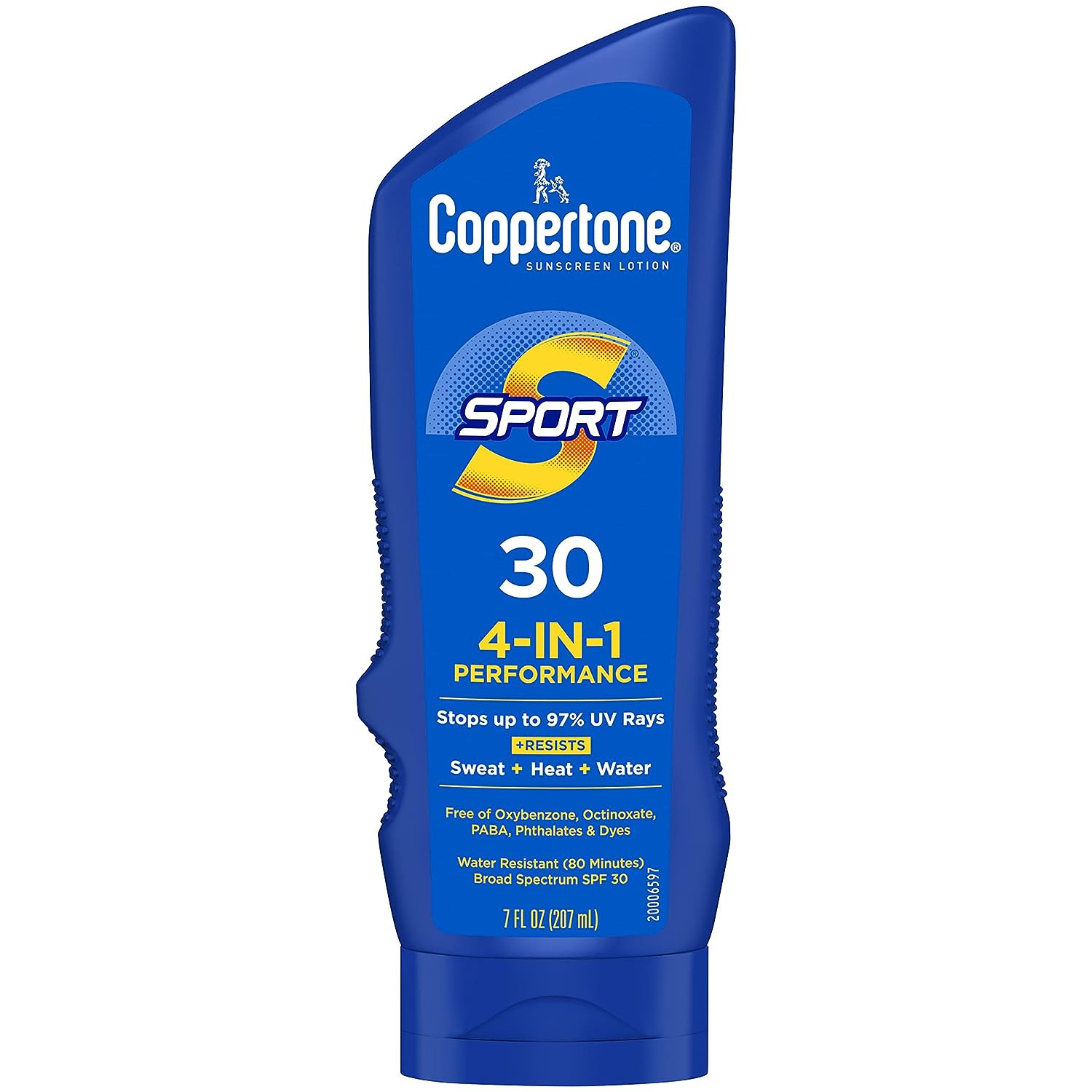 Coppertone Sport S Broad Spectrum SPF 30 Sunscreen Lotion 7 Fl. Oz. Squeeze Bottle