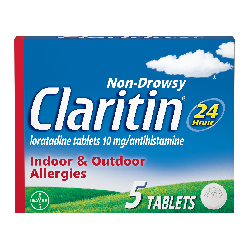 Claritin Indoor & Outdoor Allergies, 24 Hour, Original Prescription Strength, Tablets