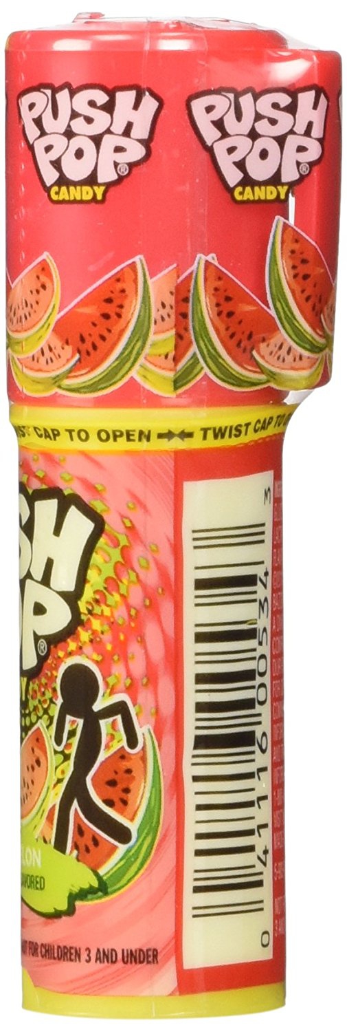 Push Pop Individually Wrapped Candy Lollipop Suckers, Assorted Flavors