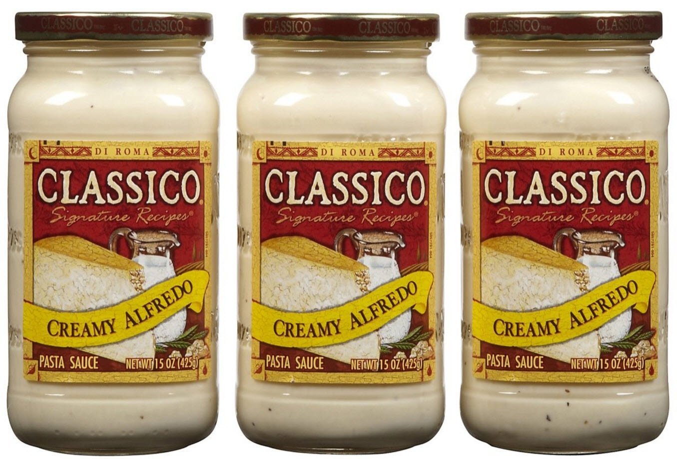 Classico Creamy Alfredo Pasta Sauce, 15 Oz. Jar