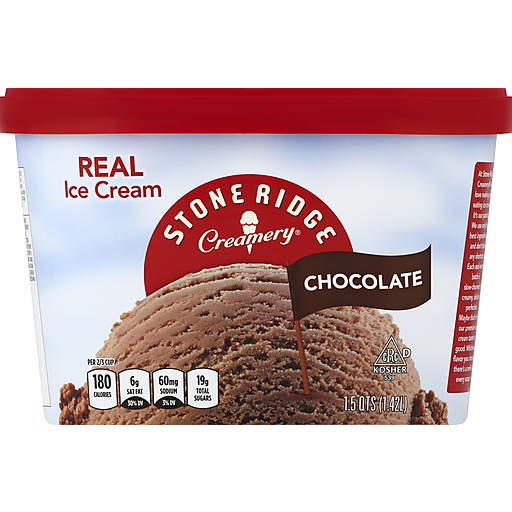 Stoneridge Creamery Stone Ridge Ice Cream, Chocolate