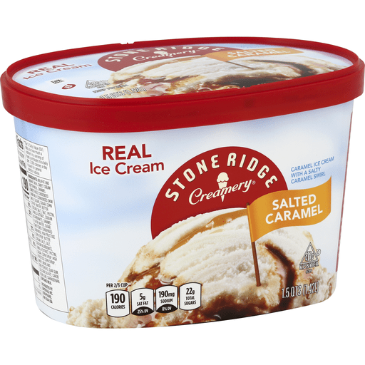 Stone Ridge Creamery Ice Cream, Salted Caramel