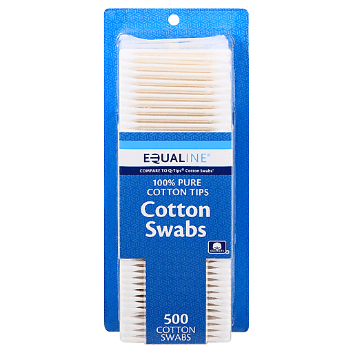 Equaline Cotton Swabs 500 Ea Blister Pack