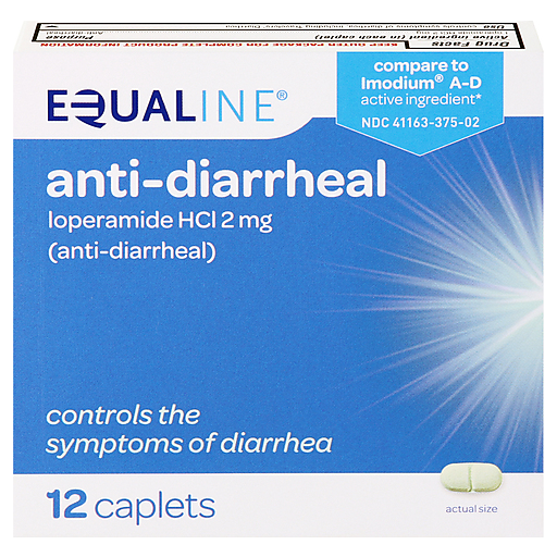 Equaline Anti-Diarrheal, Loperamide HCl, 2 Mg