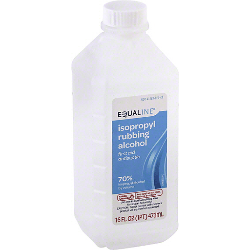 Equaline Rubbing Alcohol, Isopropyl, 70% 16 Oz