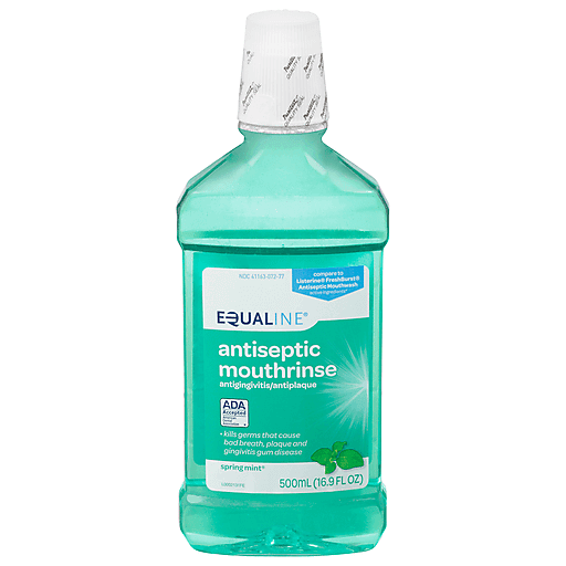 Equaline Mouthrinse, Antiseptic, Spring Mint 16.9 Fl Oz
