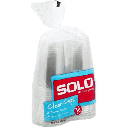 Solo Up For Anything Cups, Clear, 10 Ounce