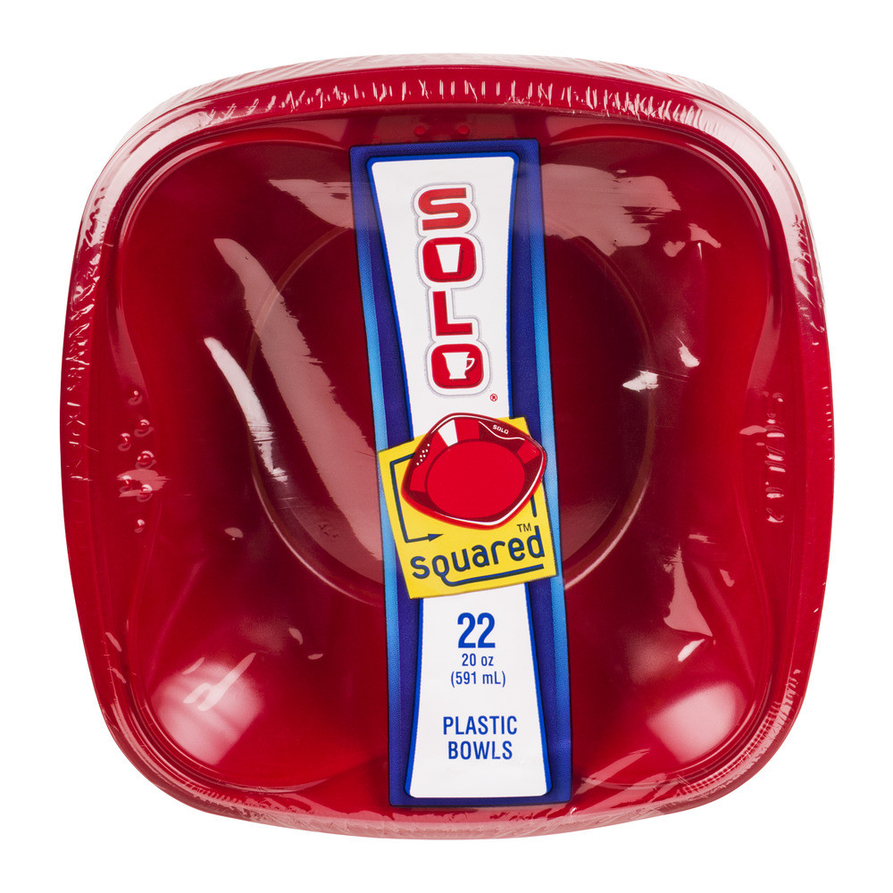 Solo Squared 20 Oz Plastic Bowls