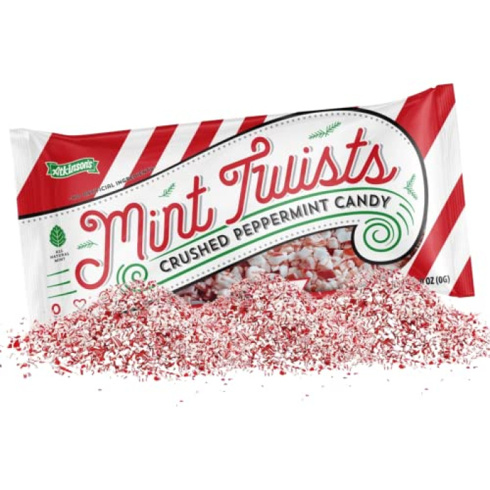 Atkinson’s Mint Twists Crushed Peppermint Candy - 8-oz. Bag