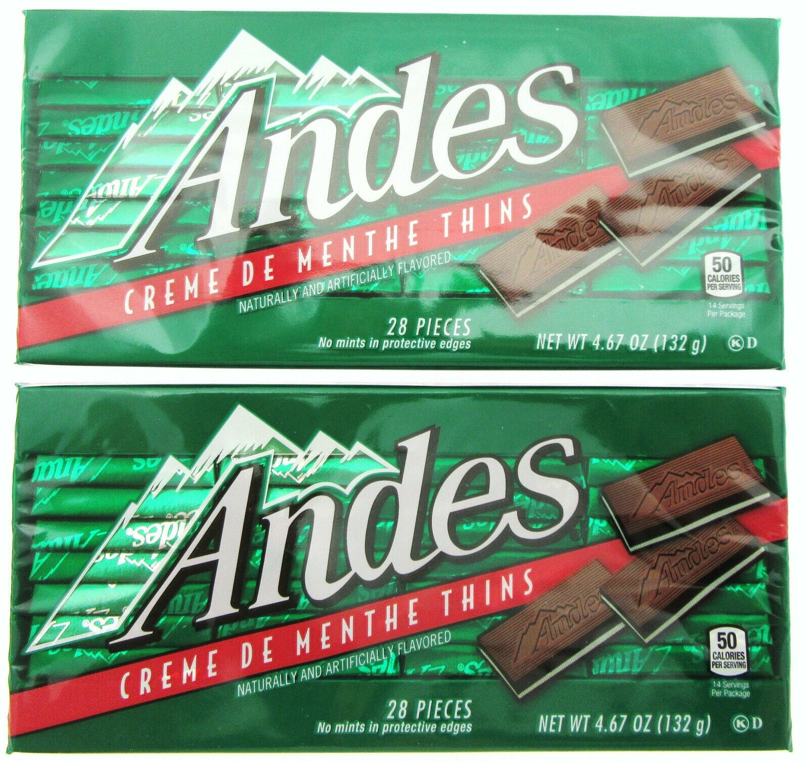 Andes Creme De Menthe Thins 28 Pieces