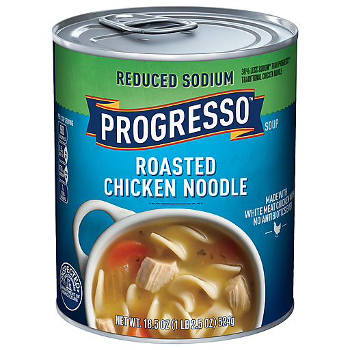Progresso Reduced Sodium Roasted Chicken Noodle Soup - 18.5oz
