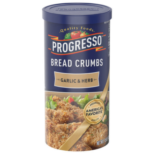Progresso Garlic & Herb Bread Crumbs - 15oz